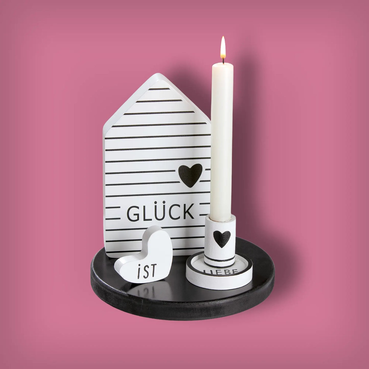 Deko-Ensemble Glück ist Liebe
