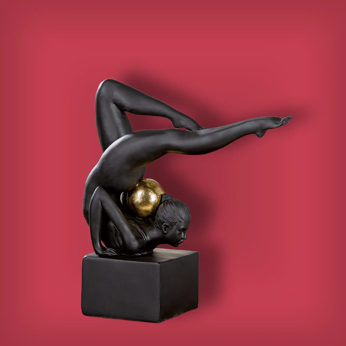 Skulptur Ball, Frau Rhytmische Gymnastik