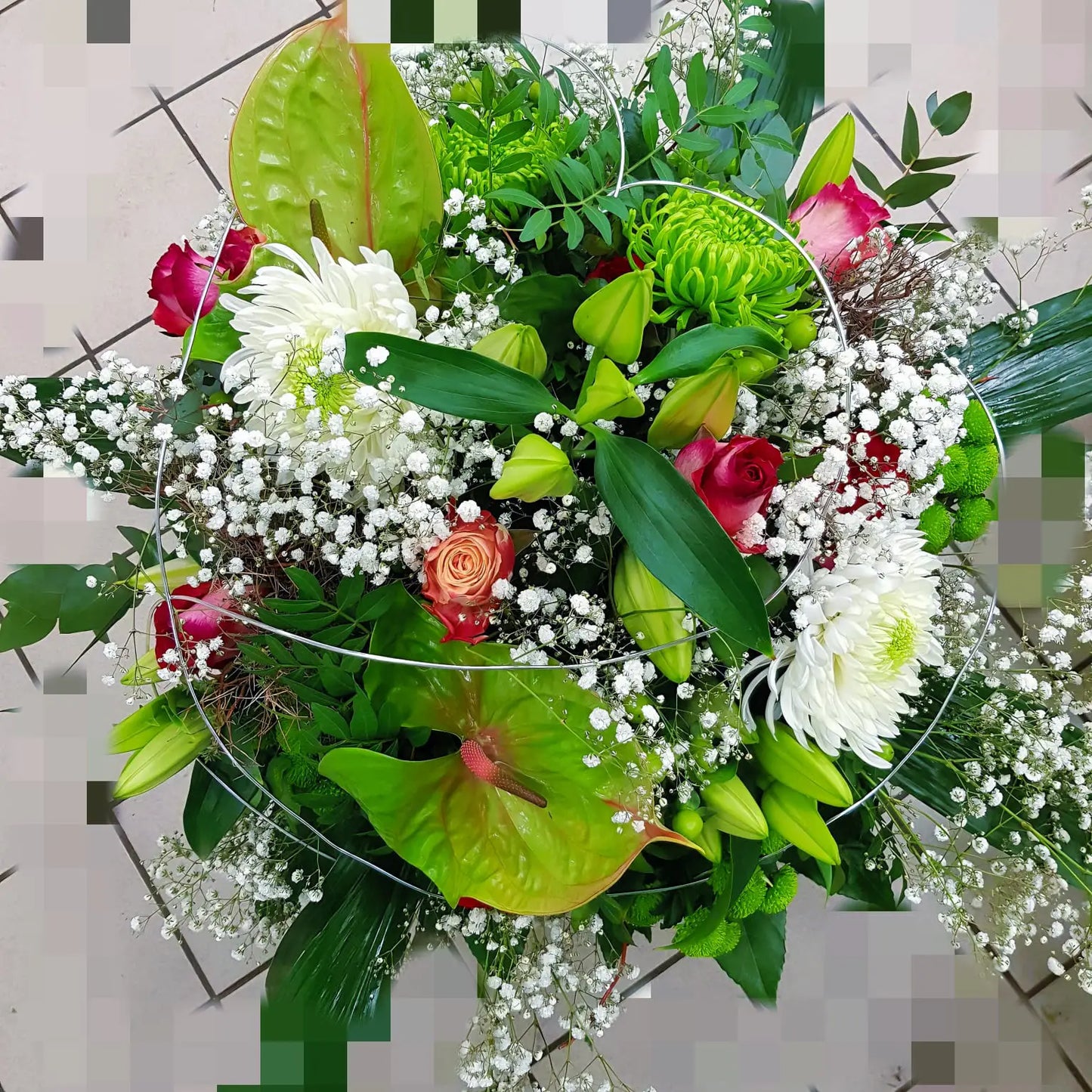 Large bouquet of flowers