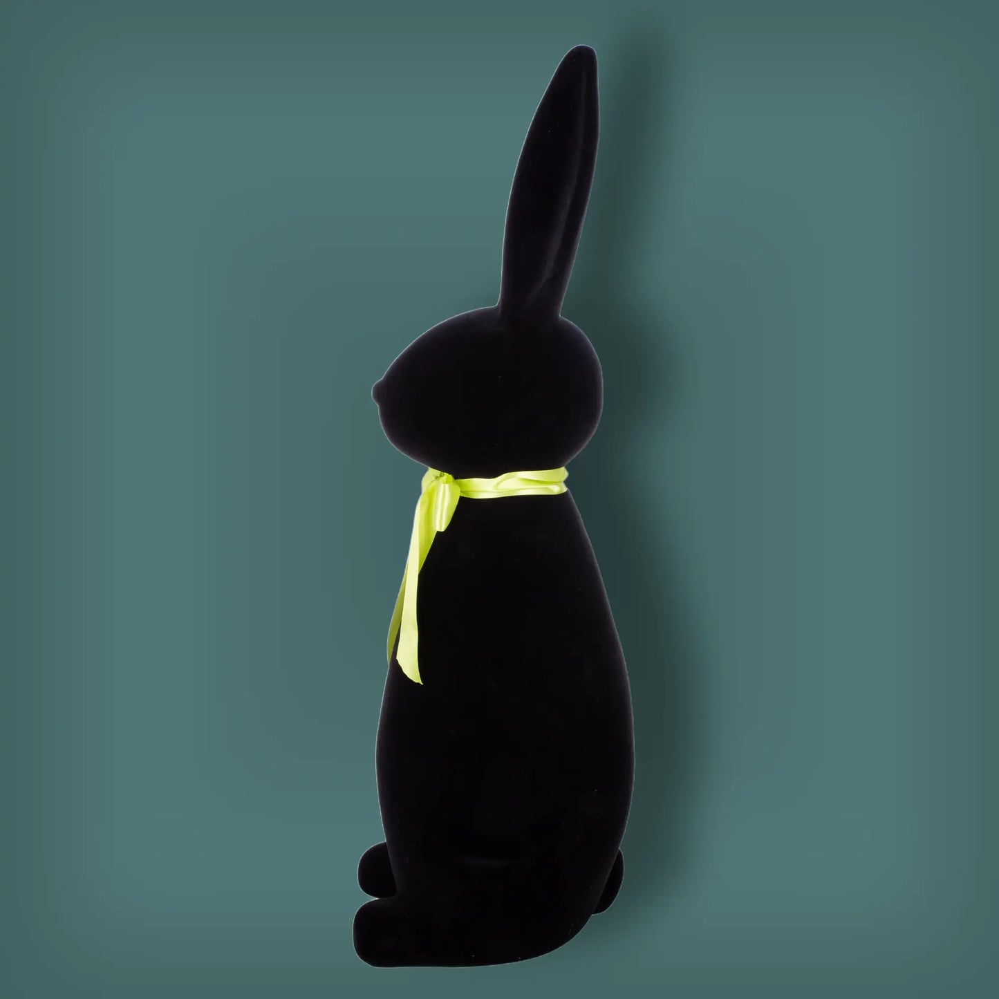 Figur Hase Jimmy - Kunststoff, schwarz, H. 133 cm