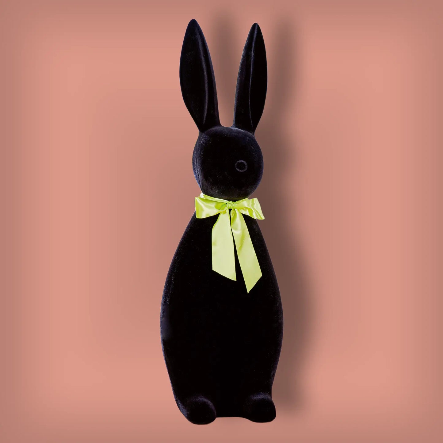 Figur Hase Jimmy - Kunststoff, schwarz, H. 133 cm