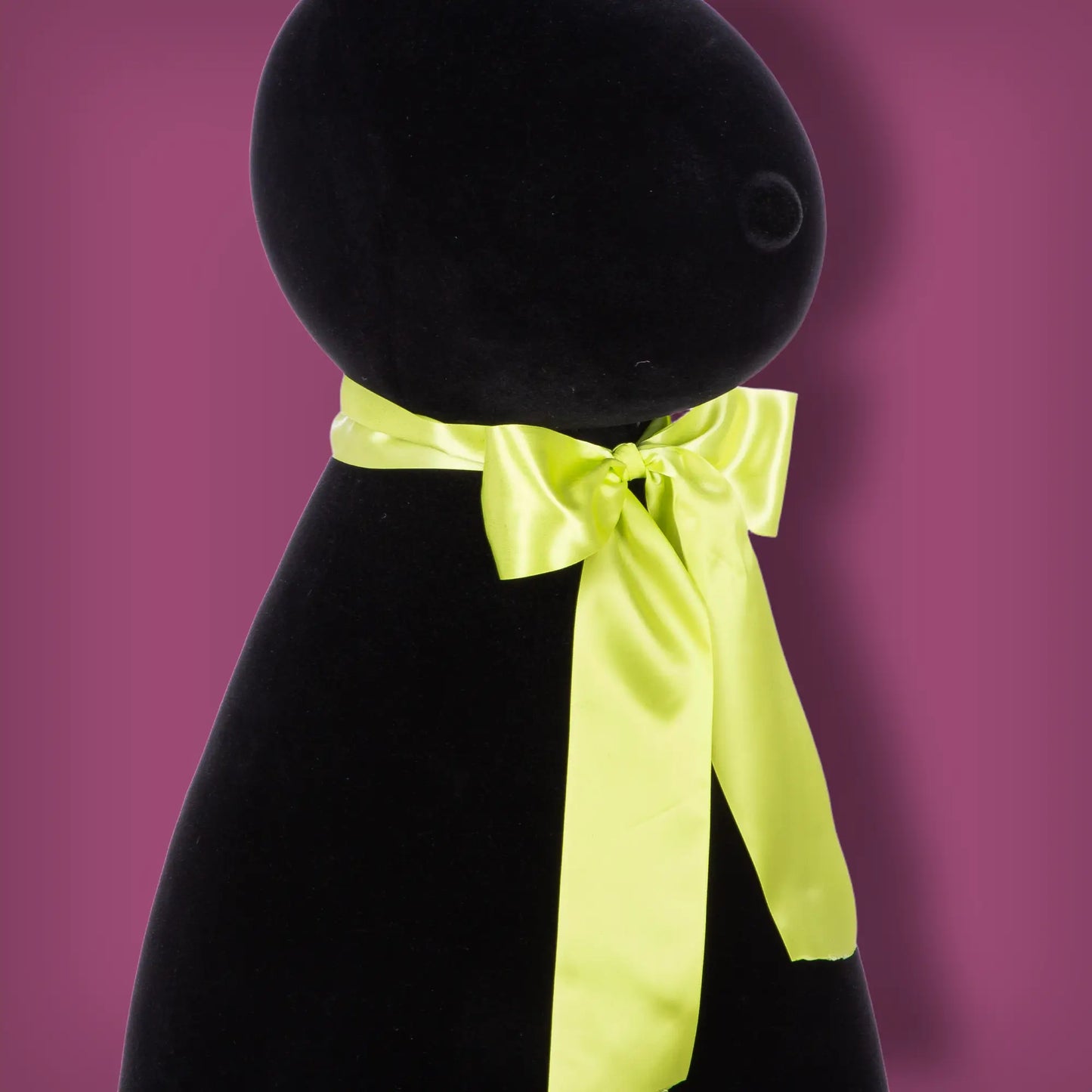 Figur Hase Jimmy - Kunststoff, schwarz, H. 133 cm