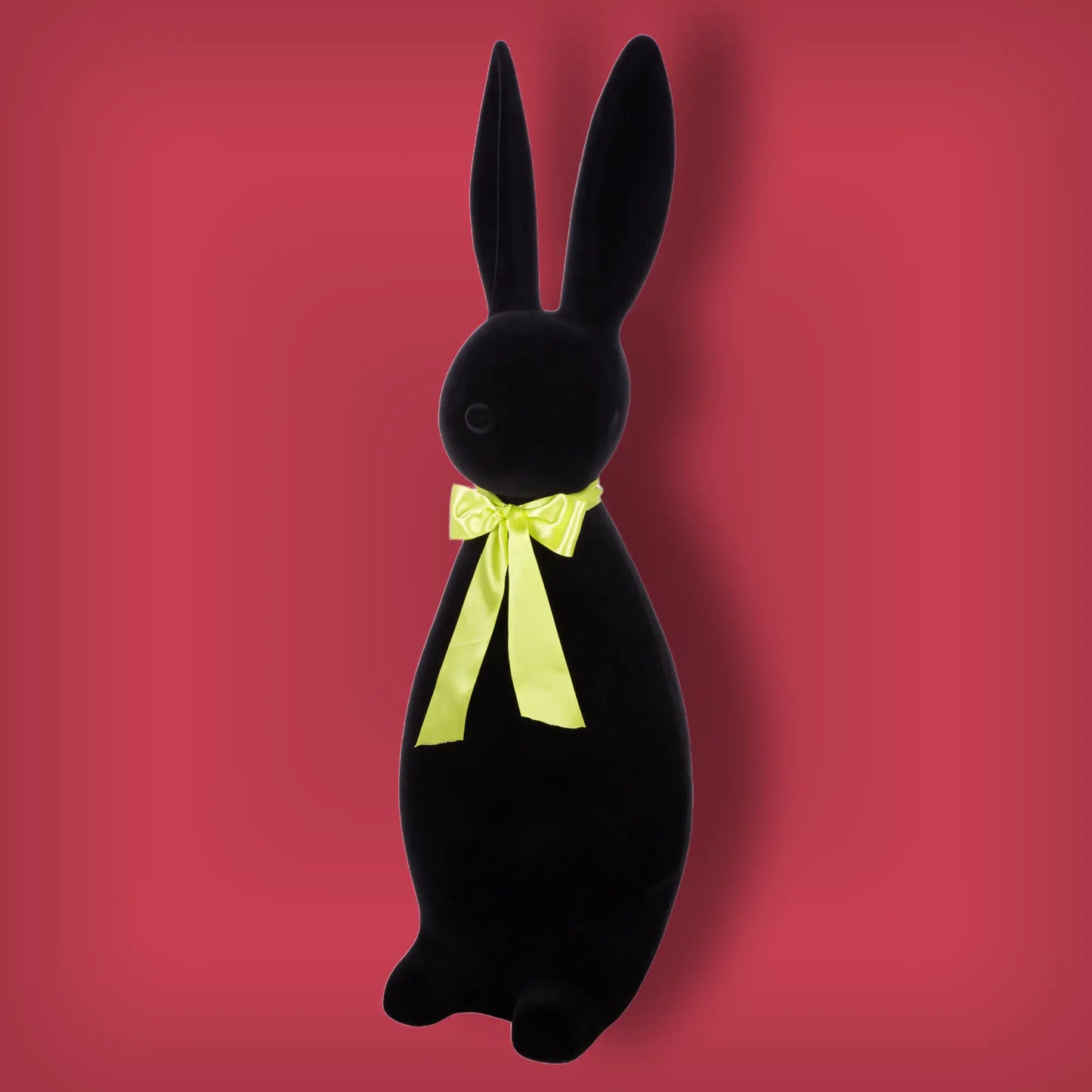 Figur Hase Jimmy - Kunststoff, schwarz, H. 133 cm