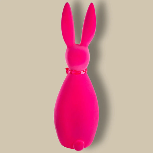 Figur Hase Jimmy | Kunststoff, pink, H. 133 cm