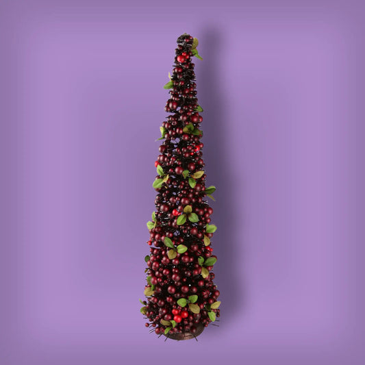 Deko-Baum mit roten Beeren 105x30cm