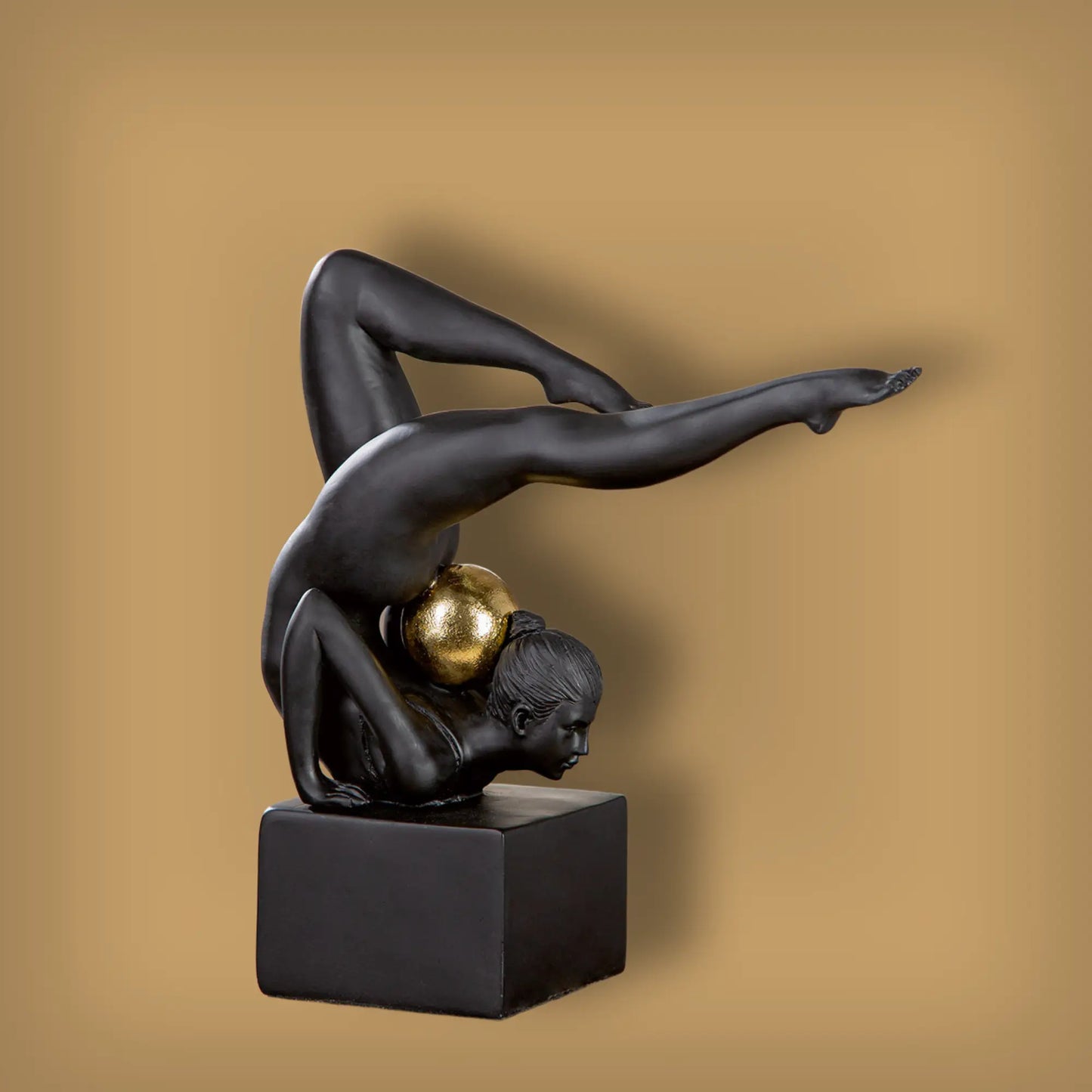 Skulptur Ball, Frau Rhytmische Gymnastik