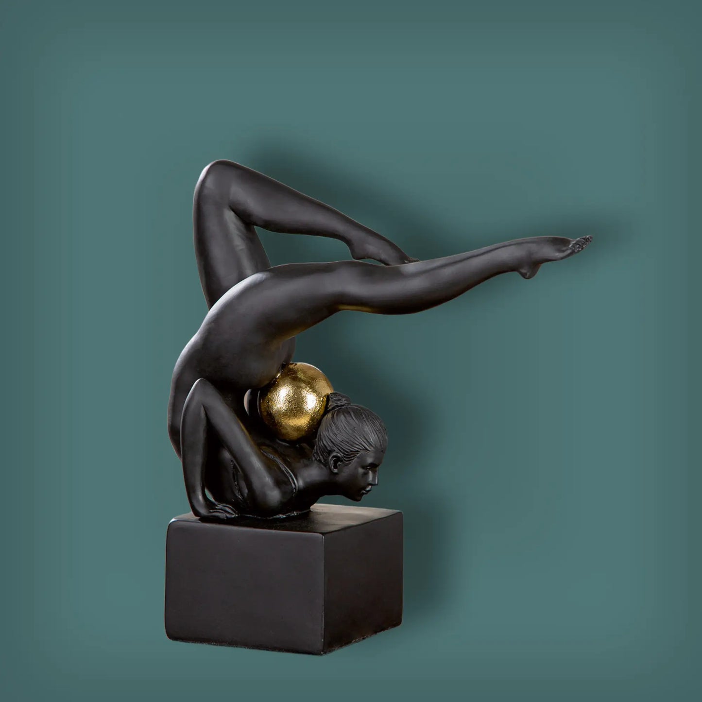 Skulptur Ball, Frau Rhytmische Gymnastik