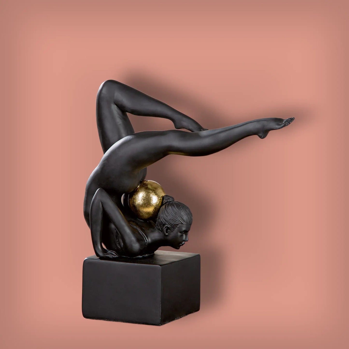 Skulptur Ball, Frau Rhytmische Gymnastik