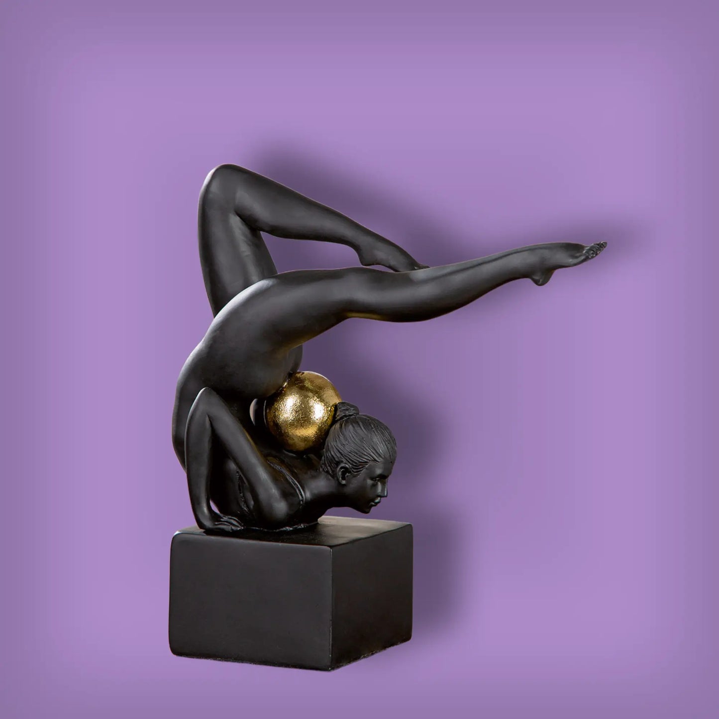 Skulptur Ball, Frau Rhytmische Gymnastik