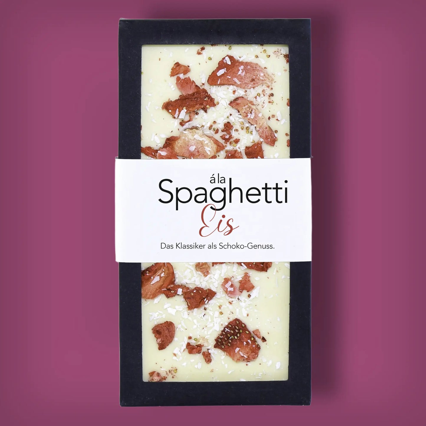 Spaghetti Eis - Schokoladentafel